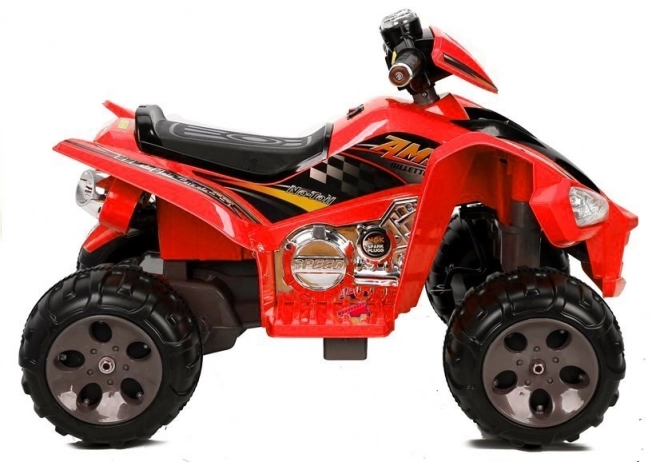 Akku-Quad mit großen Rädern Rot