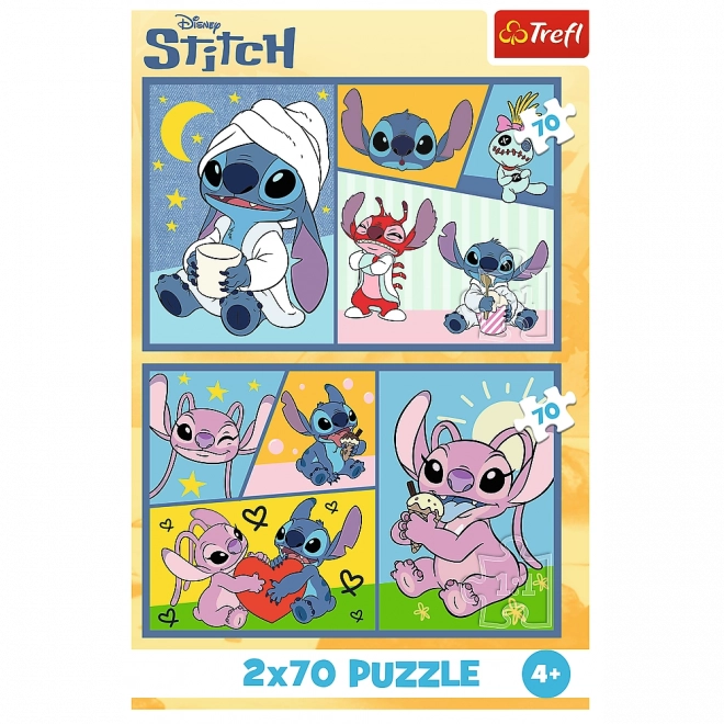 Puzzle 2x70 Disney Lilo und Stitch