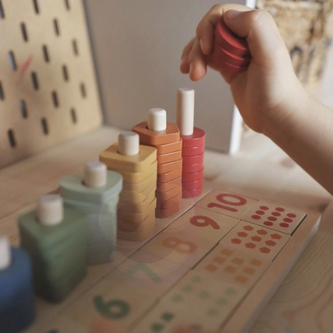 Holz-Zählrahmen und Sortierspielzeug Montessori von PolarB