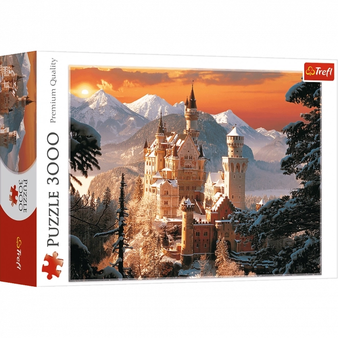 Winterliches Schloss Neuschwanstein Puzzle 3000 Teile