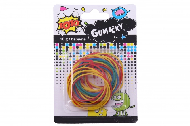 Bunte Gummibänder 10 g