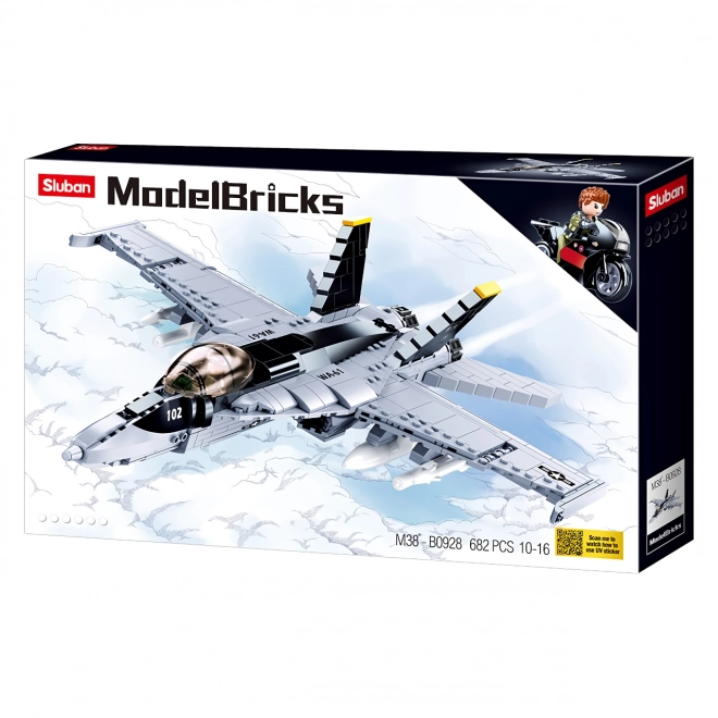 Sluban Modell Bricks F/A-18 Super Bumblebee