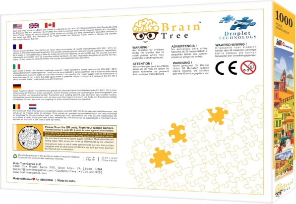Einzigartige, zufällige Puzzleteilformen