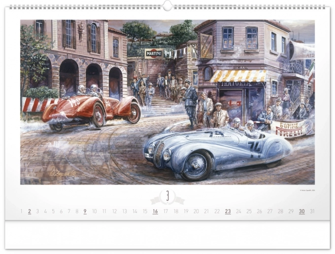 Wandkalender Oldtimer – Václav Zapadlík 2025