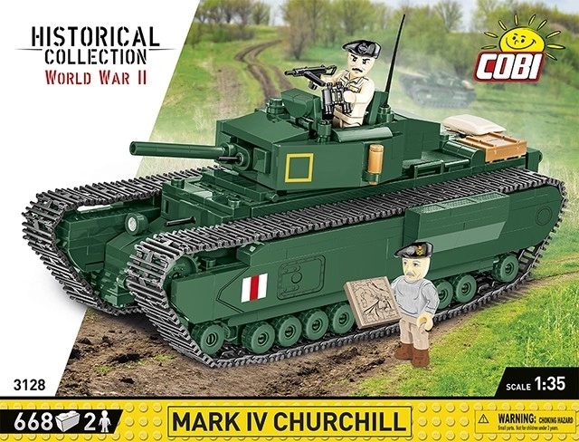 Churchill Mark IV Panzer Bausteine Set