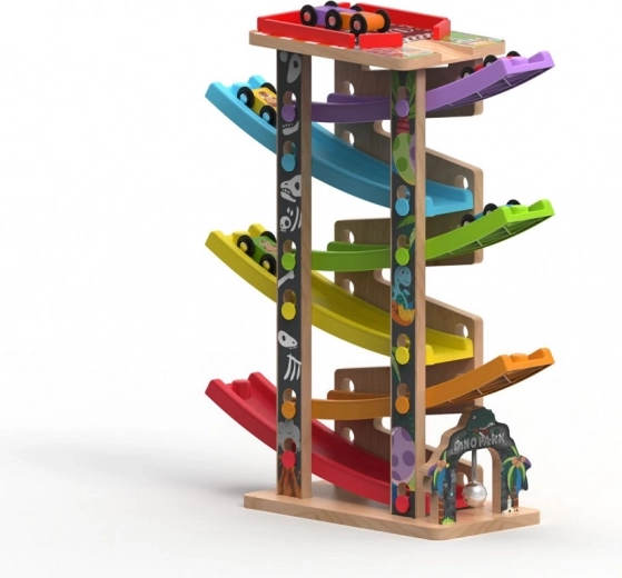 Rasante Fahrten über 6 bunte Rampen