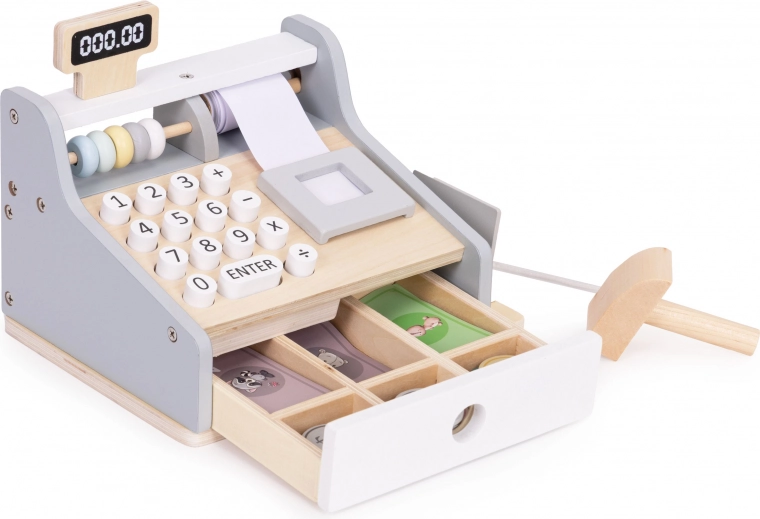 Öffnende Geldschublade