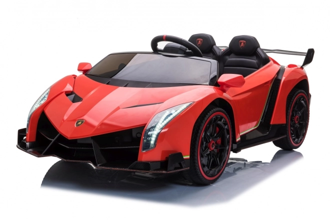 Rotes Auto Lamborghini Veneno