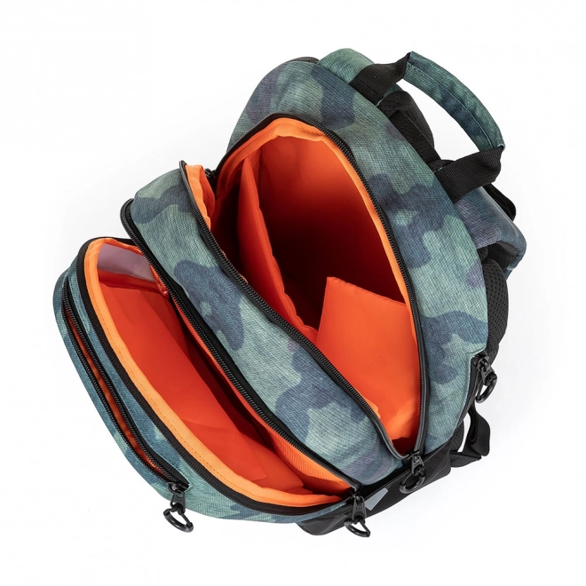 Schulrucksack und Federmäppchen OXY Sport Camo Set