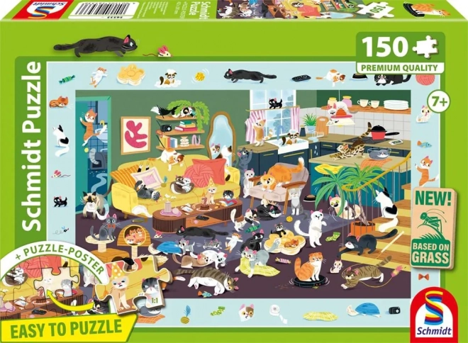 Puzzle Katzenspiele 150 Teile