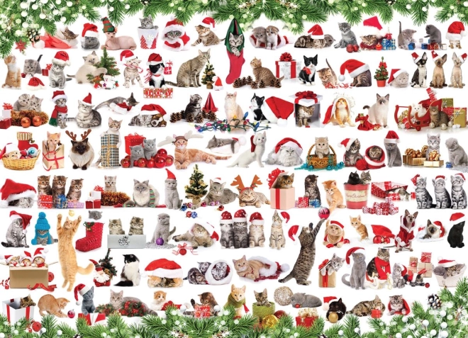 Weihnachtskatzen Puzzle 1000 Teile