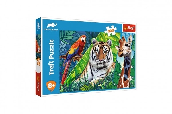 Puzzle TREFL Tierwelt: Wunderbare Tiere 300 Teile