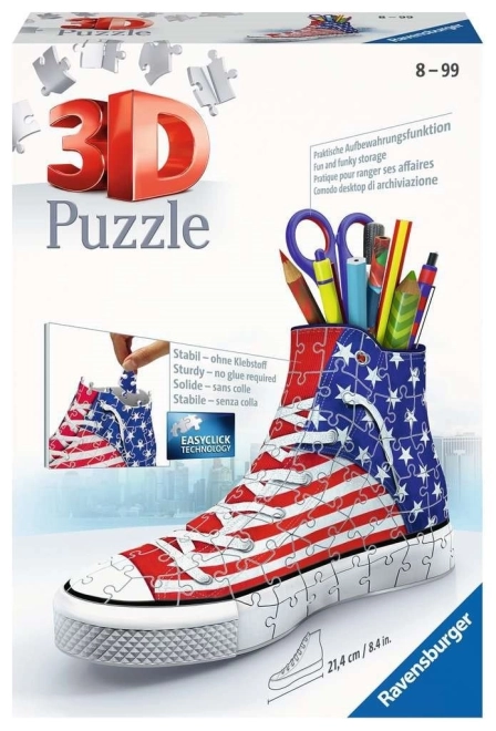 3D-Puzzle Amerikanischer Sneaker