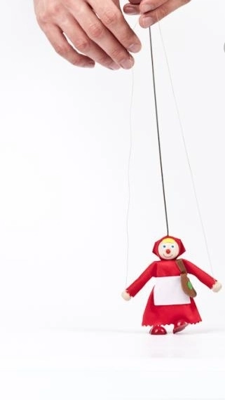 Gerlich Holzpuppe Rotkäppchen