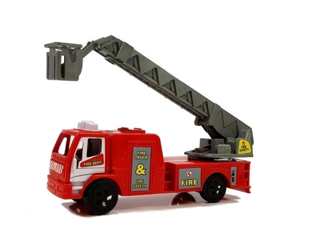 Feuerwehrauto mit ausziehbarer Leiter