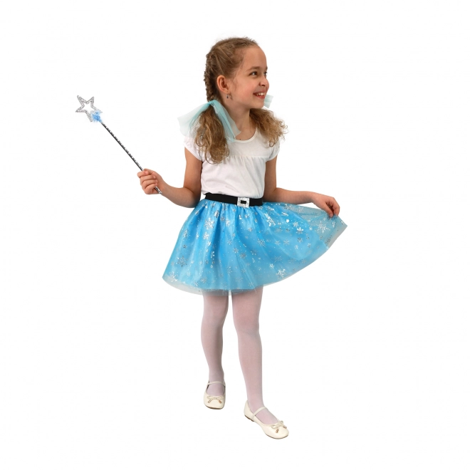 Winter Prinzessin Tutu Rock mit Schneeflocken