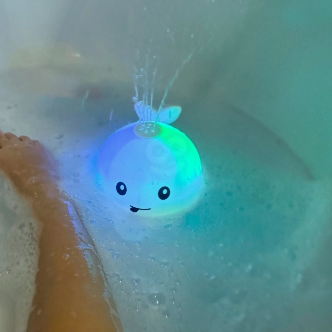 Leuchtender Wal - WOOPIE Badespielzeug Fontäne