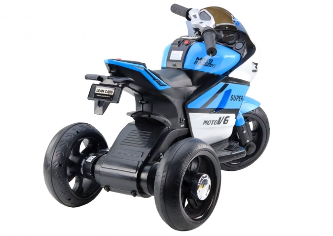 Blauer Kindermotorrad