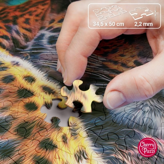 Cherry Pazzi Puzzle Liegender Leopard 500 Teile