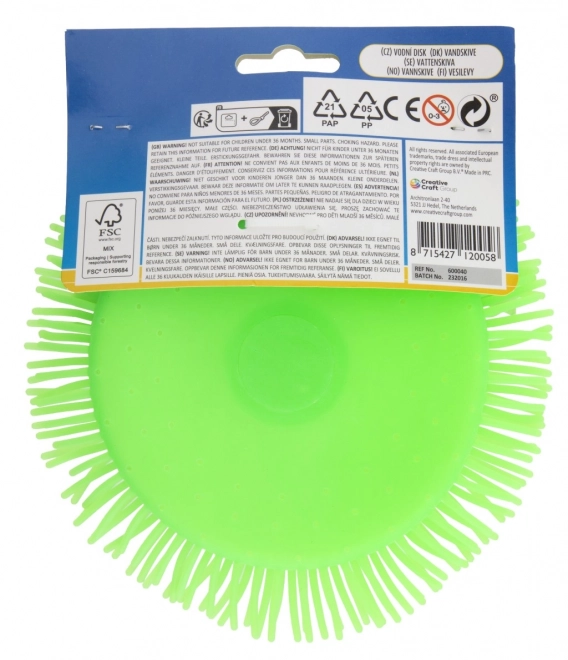 Wasser-Frisbee mit Fransen 17cm