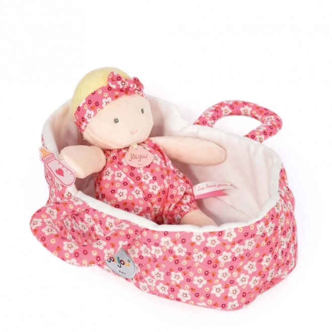 Doudou Jolijou Puppe Marylou in Tasche