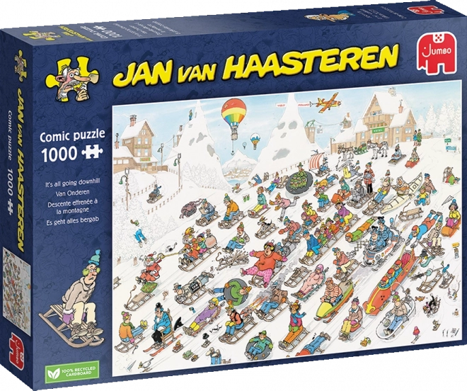 Jumbo Jan van Haasteren Puzzle: Alles Geht Den Bach Runter 1000 Teile