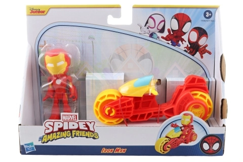 Spidey und seine fantastischen Freunde Actionfigur mit Motorrad