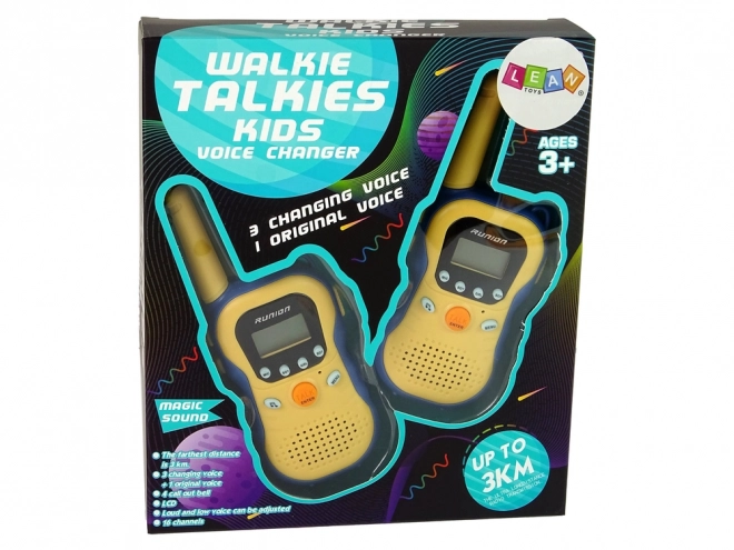 Walkie Talkies für Kinder Gelb