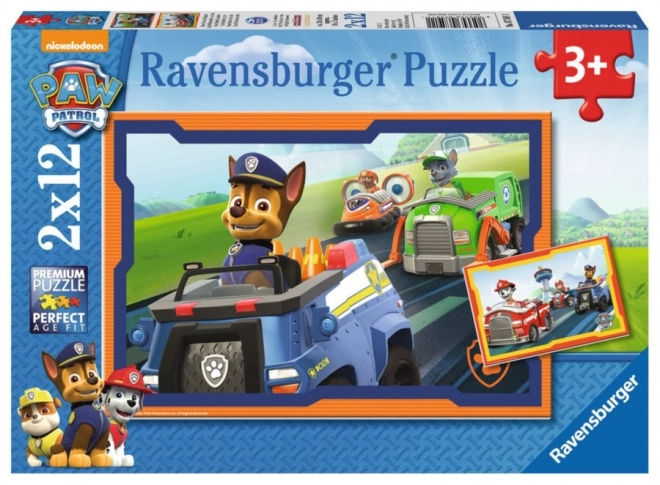 Ravensburger Puzzle Paw Patrol in Aktion 2x12 Teile