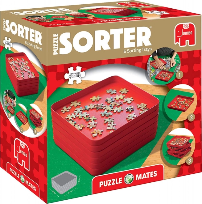 Jumbo Puzzle Mates Puzzleteile Sortierer