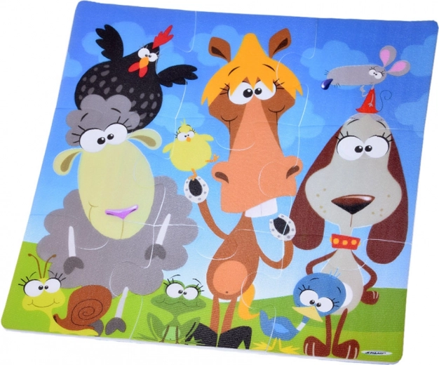 Bunte Tierillustrationen
