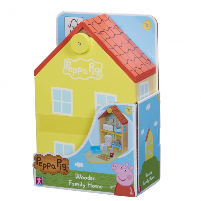 Holzhaus Familie Peppa Pig