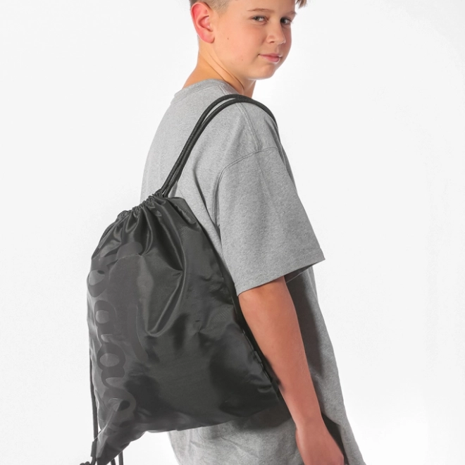 Schulset BAAGL: Rucksack, Federmäppchen und Beutel Cubic Uni schwarz