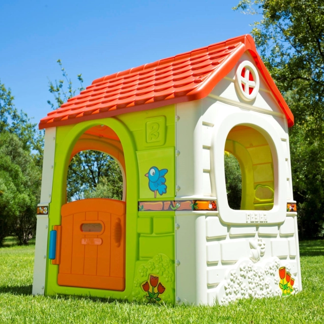 Gartenhäuschen Fantasy mit Briefkasten