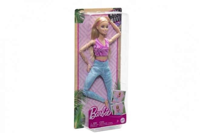 Barbie Bewegliche Barbie Puppe Blond mit blauen Leggings