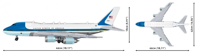 Boeing 747 Air Force One Modellbausteine