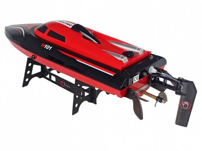 Rote ferngesteuerte Schnellboot