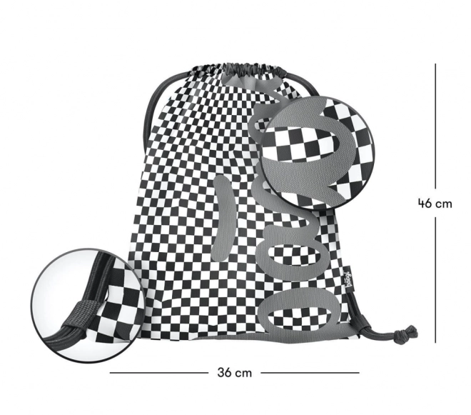 Skate Turnbeutel mit Leuchtendem Logo