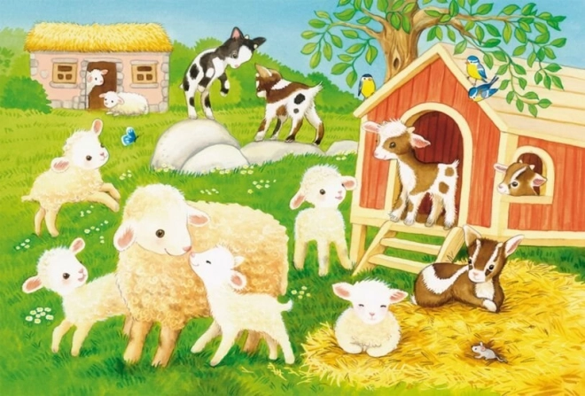 Freunde vom Bauernhof Puzzle Set