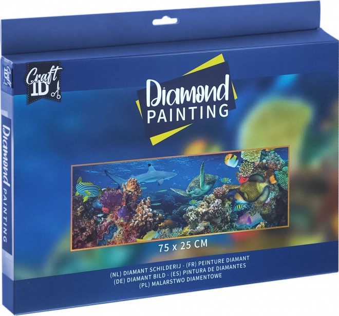 Diamantmalerei Unterwasserwelt 75x25cm