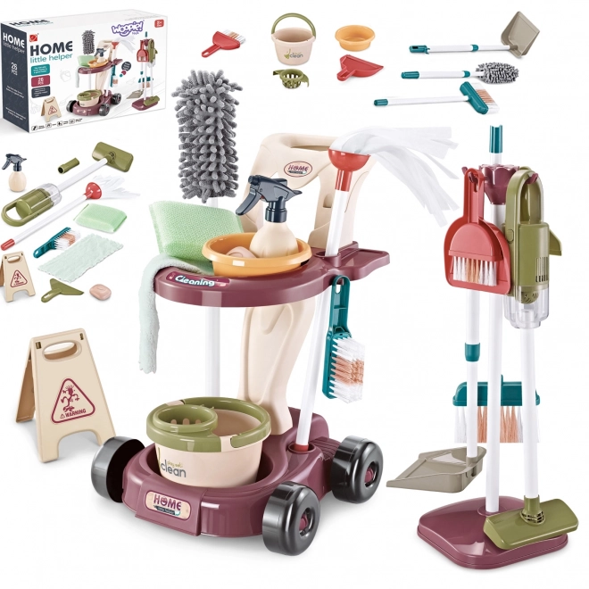 Woopie Kinder Putzwagen 26 Teile