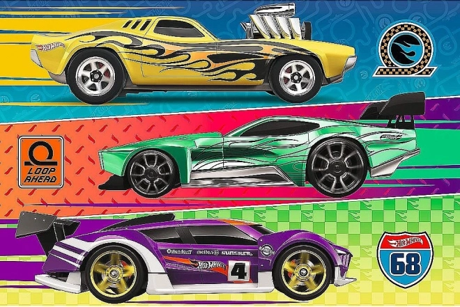 Hot Wheels Rennpuzzle 60 Teile