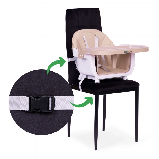 Kindersitz 2-in-1 Beige von ECOTOYS