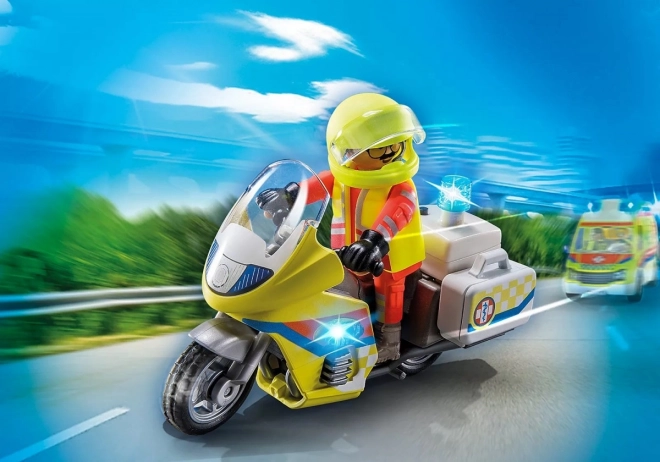 Rettungsmotorrad mit Beleuchtung Playmobil City Life