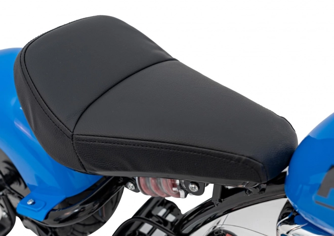 Motorrad Chopper Warrior Blau