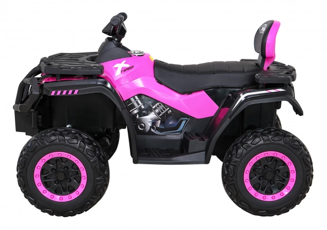 Quad XT-Geschwindigkeit für Kinder Pink + 4x4 + EVA + Langsamer Start + MP3-Radio + LED-Diode
