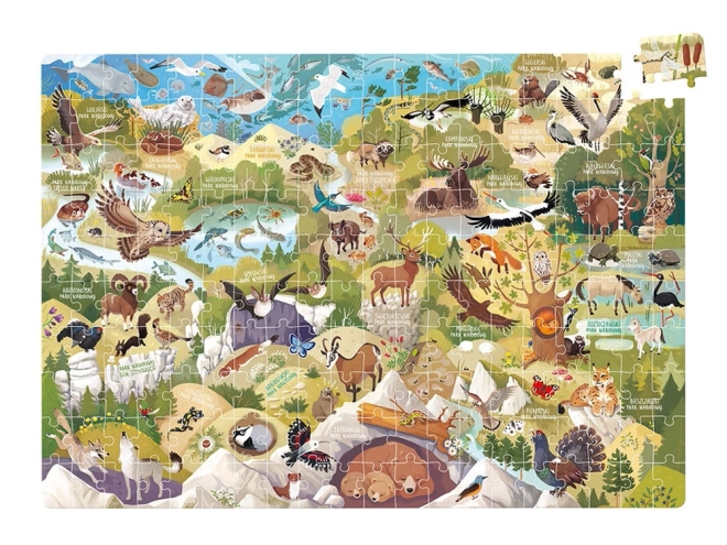 CzuCzu Dzikie Puzzle Nationalparks 6+