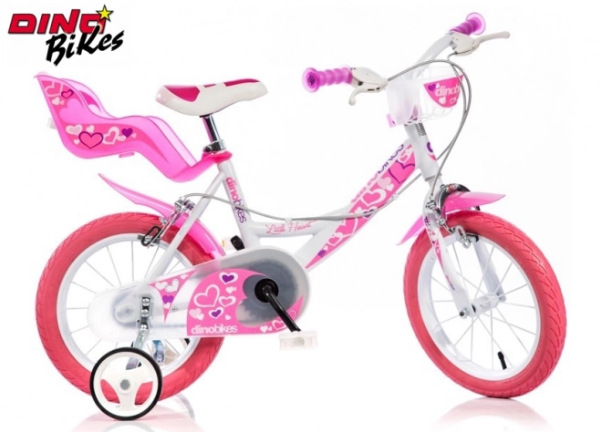 Dino Bikes Kinderfahrrad 14" weiß 2017