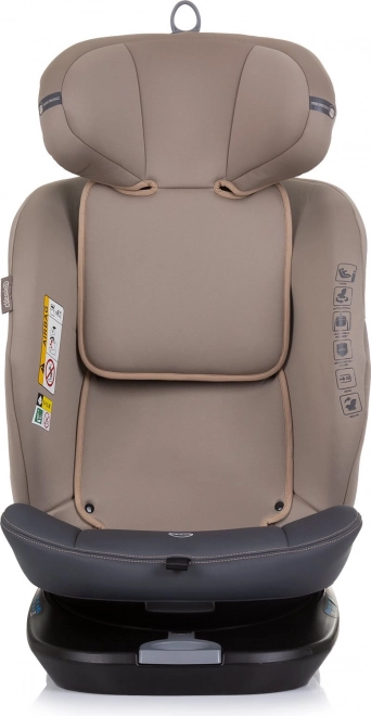 Chipolino Kindersitz Motion i-Size 40-150cm Isofix 360 Macadamia