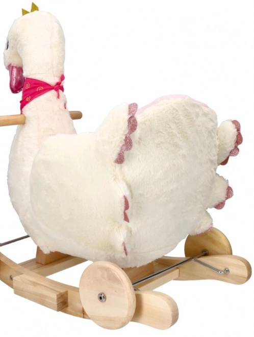 Schaukelstuhl Swan Queen mit Rollen